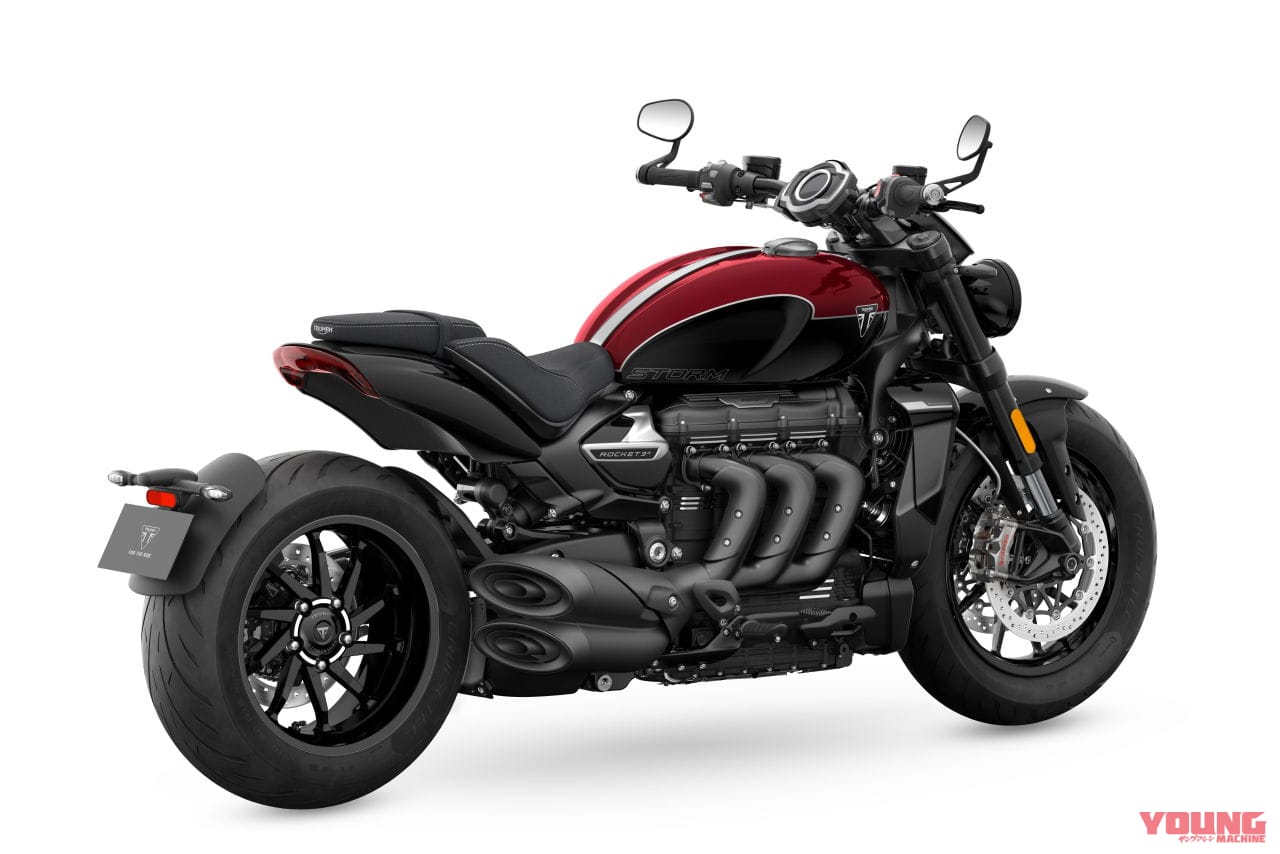 |その名も“嵐”!! トライアンフ「ロケット3ストーム R/GT」が東京モーターサイクルショーで初登場