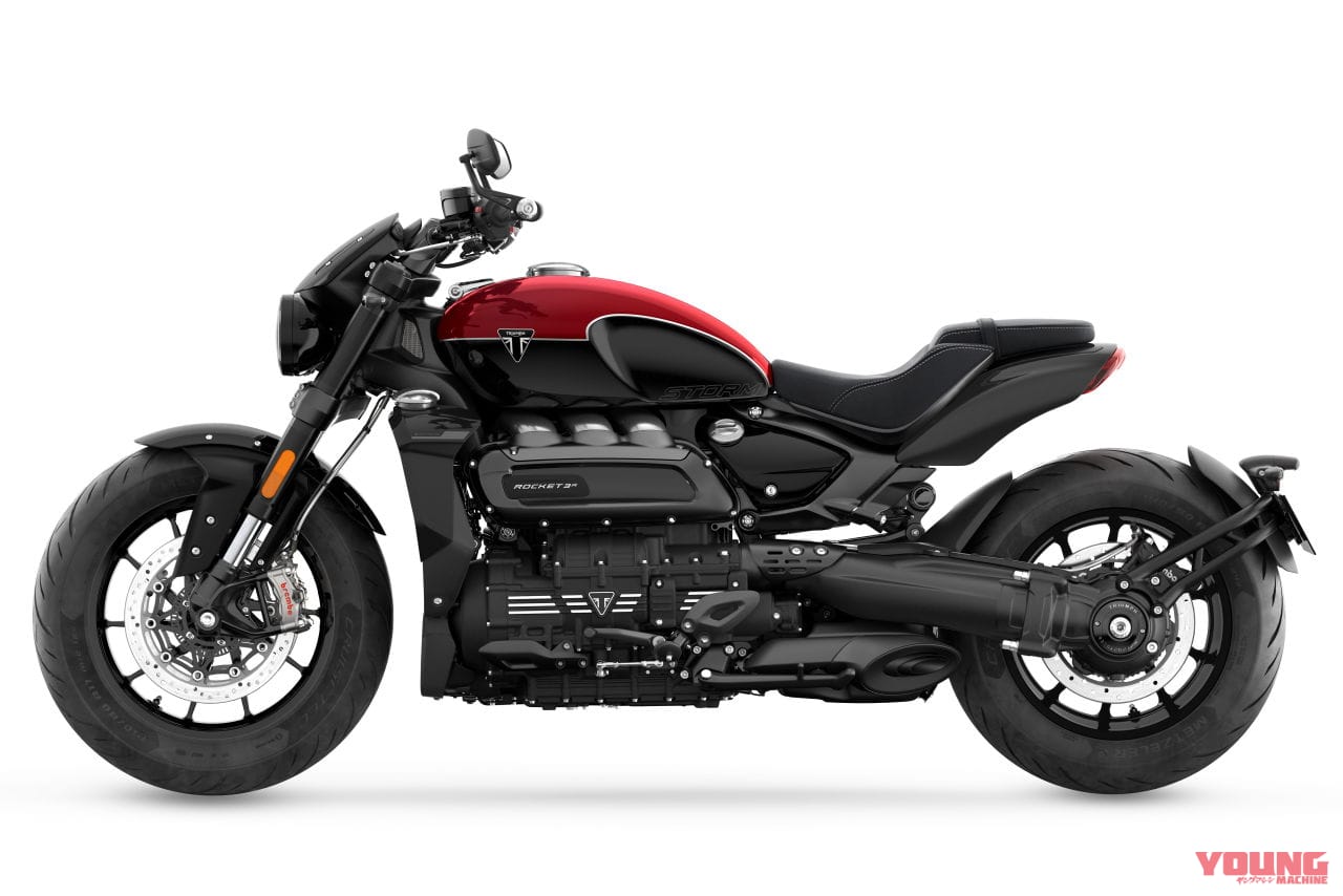 |その名も“嵐”!! トライアンフ「ロケット3ストーム R/GT」が東京モーターサイクルショーで初登場