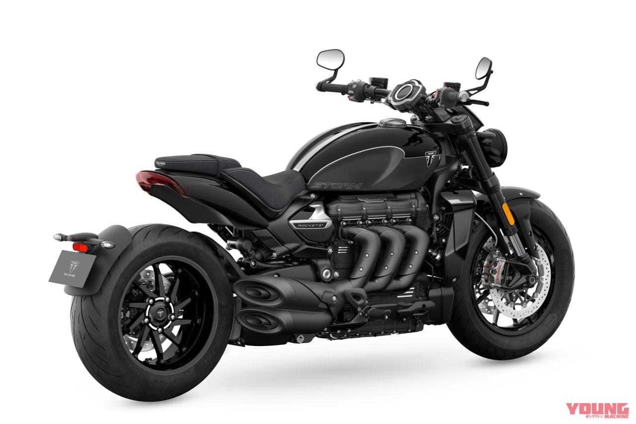 |その名も“嵐”!! トライアンフ「ロケット3ストーム R/GT」が東京モーターサイクルショーで初登場
