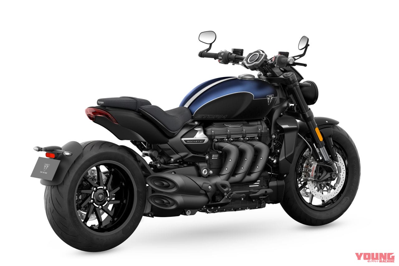 |その名も“嵐”!! トライアンフ「ロケット3ストーム R/GT」が東京モーターサイクルショーで初登場