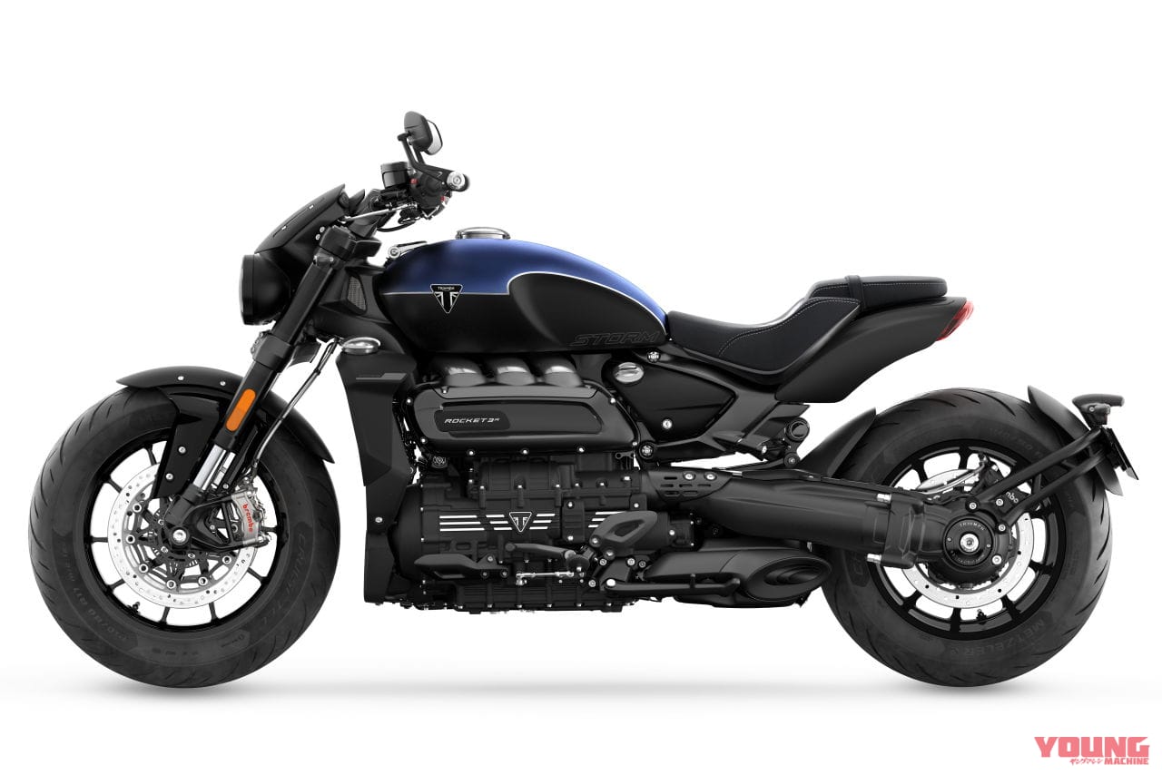 |その名も“嵐”!! トライアンフ「ロケット3ストーム R/GT」が東京モーターサイクルショーで初登場