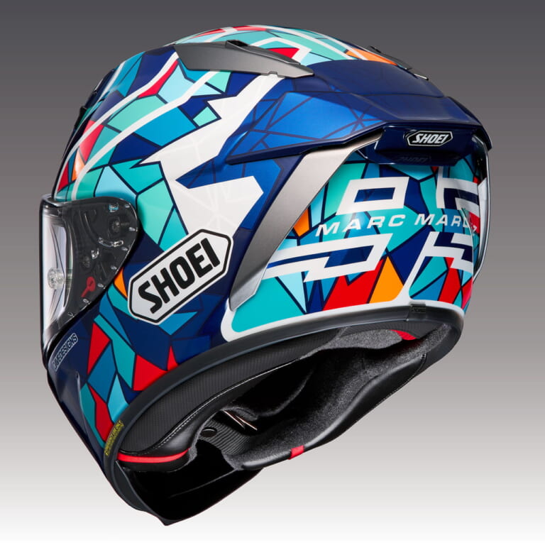 SHOEI|X-Fifeen MARQUEZ BARCELONA|【受注期間限定】M.マルケスのスペインGP仕様グラフィックを再現! SHOEI「X-Fifteen マルケス バルセロナ」6月発売