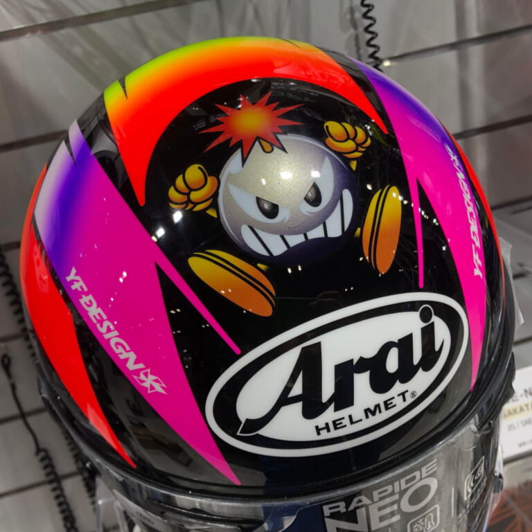 Arai RAPIDE NEO SAKATA|アライ「ラパイドネオ」原田哲也/坂田和人レプリカ発売決定!【大阪モーターサイクルショー】
