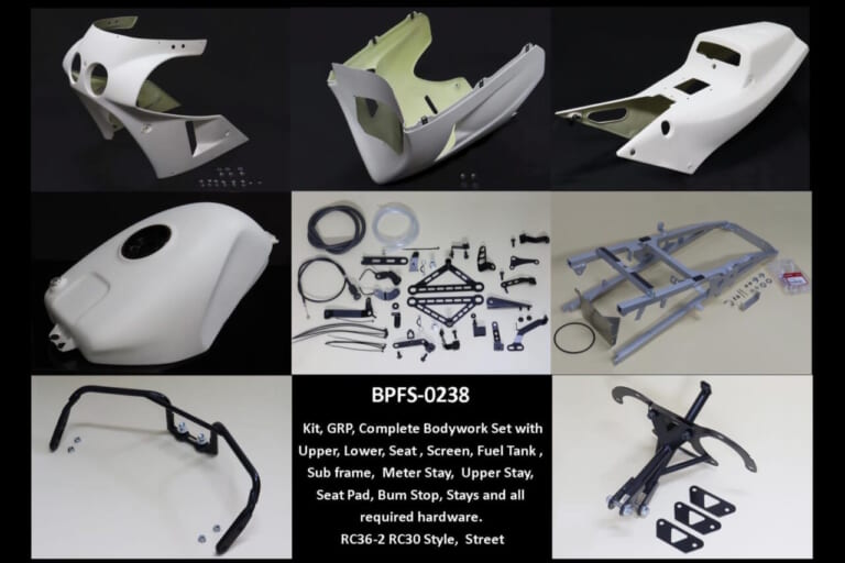 RC30トリビュート RC36-2 VFR750F|RC30(VFR750R)を創れる……だと?! RC36用の外装キットがタイガパフォーマンスから登場【海外】
