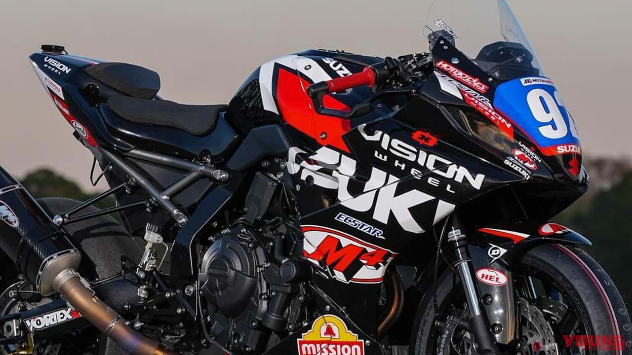 復活のエクスタースズキがGSX-8Rで……!! 2024年のツインズカップで打倒YZF-R7/FZ-07/RS660に挑む!