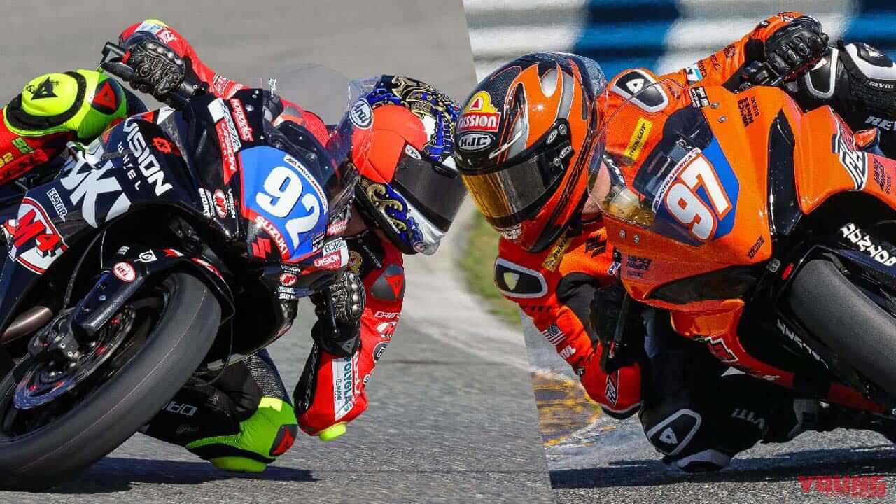 スズキ「GSX-8R」がデイトナ200マイルで表彰台獲得! レース1ではホールショットも奪う