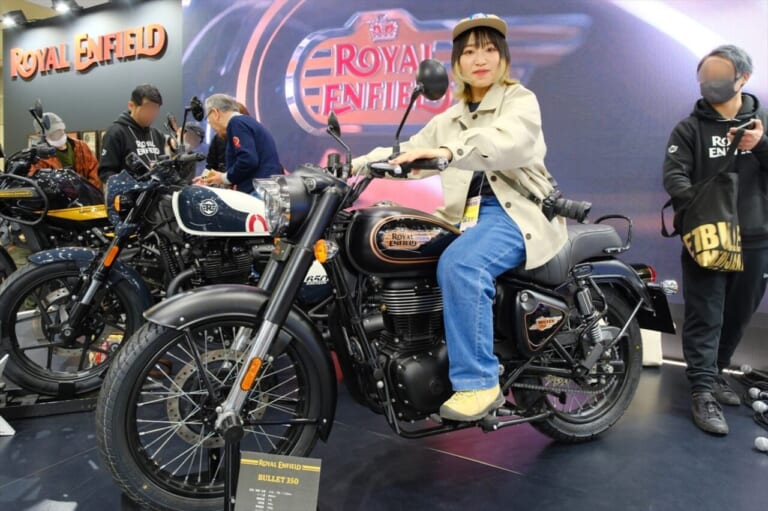 ロイヤルエンフィールド ブリット350|東京モーターサイクルショー2024|女性ライダーが選ぶ、東京モーターサイクルショー2024で気になったバイク×5選