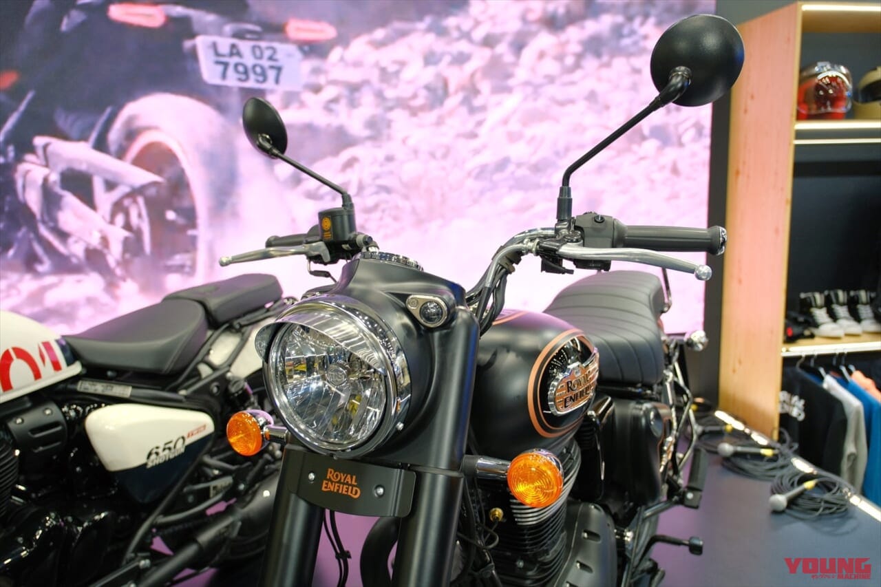 ロイヤルエンフィールド ブリット350|東京モーターサイクルショー2024|女性ライダーが選ぶ、東京モーターサイクルショー2024で気になったバイク×5選