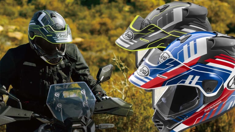 [写真] Arai_TOUR-CROSS-V-TRAIL │ アライ「ツアークロスV トレイル」登場！ オン/オフ対応で3変化するマルチなフル ...