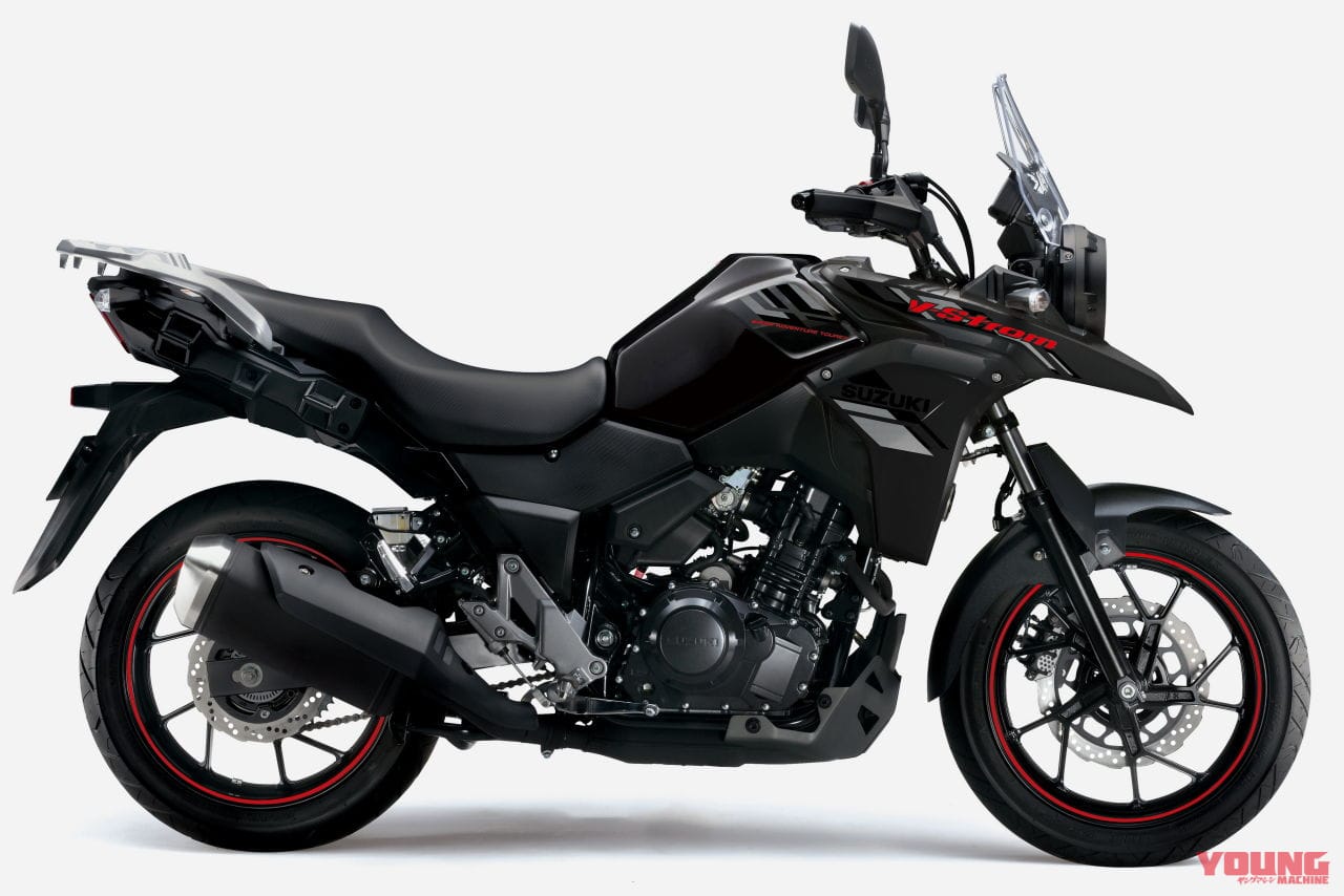 2024 SUZUKI V-STROM250 マットフラッシュブラックメタリック×パールネブラーブラック|スズキVストローム250〈いま国内で買える新型バイクカタログ|軽二輪(250-126cc)〉