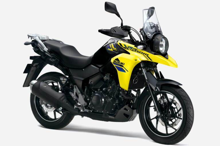 2024 SUZUKI V-STROM250 ソリッドダズリンクールイエロー×パールネブラーブラック|スズキVストローム250〈いま国内で買える新型バイクカタログ|軽二輪(250-126cc)〉