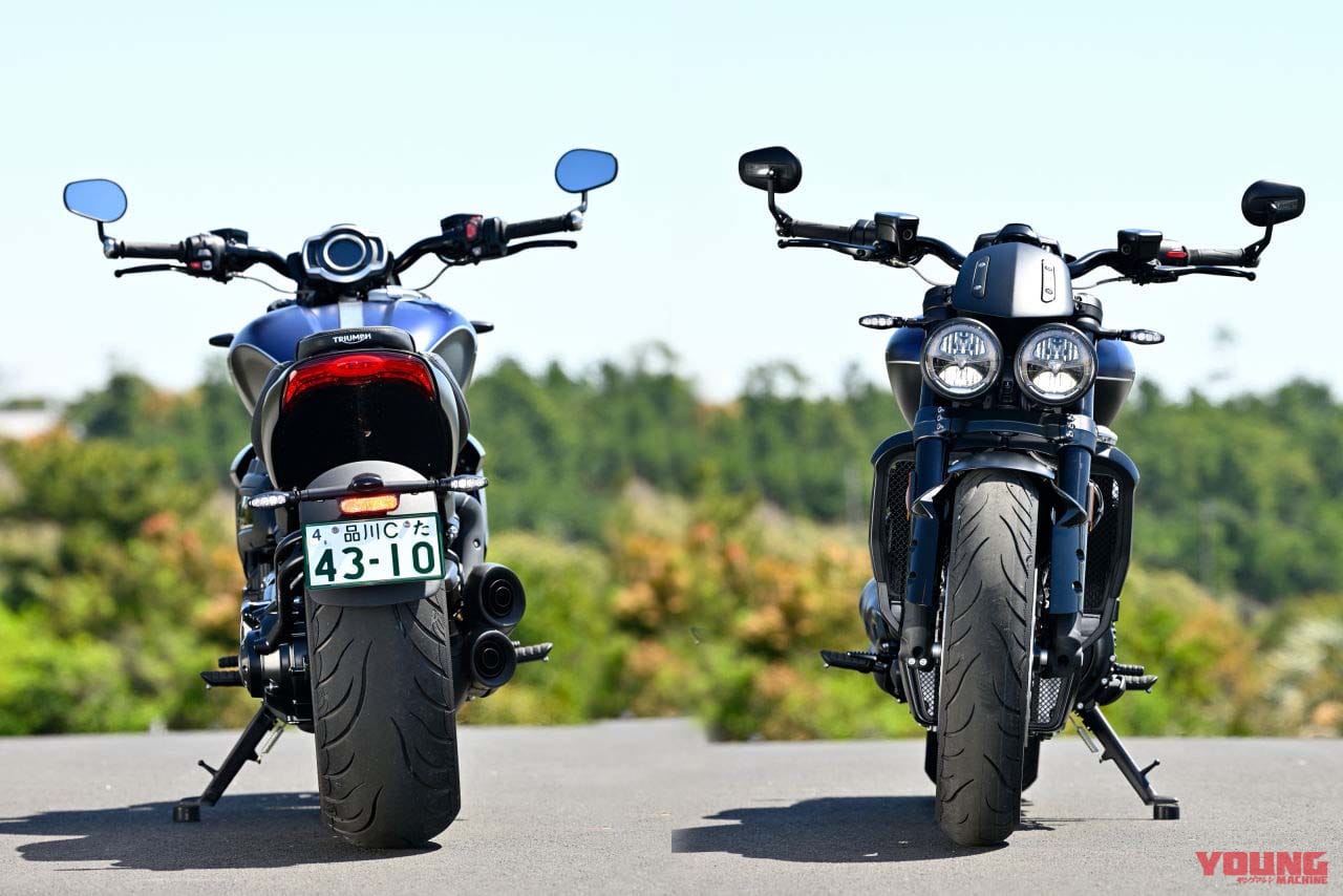 トライアンフ|ロケット3ストームR|2458ccの化物バイク?! トライアンフ「ロケット3 ストームR」は巨大なのに普通に乗れる【試乗インプレ】
