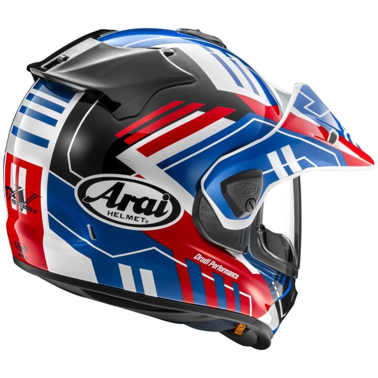 アライヘルメット|ツアークロスV トレイル|アライ「ツアークロスV トレイル」登場! オン/オフ対応で3変化するマルチなフルフェイスに新グラフィック