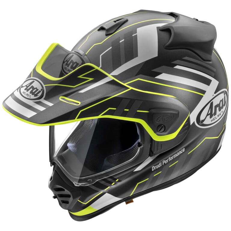 アライヘルメット|ツアークロスV トレイル|アライ「ツアークロスV トレイル」登場! オン/オフ対応で3変化するマルチなフルフェイスに新グラフィック