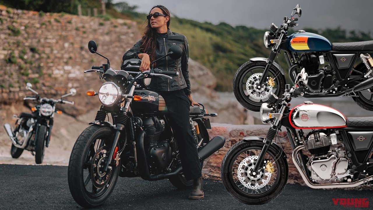 ロイヤルエンフィールド「INT 650」発売! 4つの新色とキャストホイール版『DARK』追加