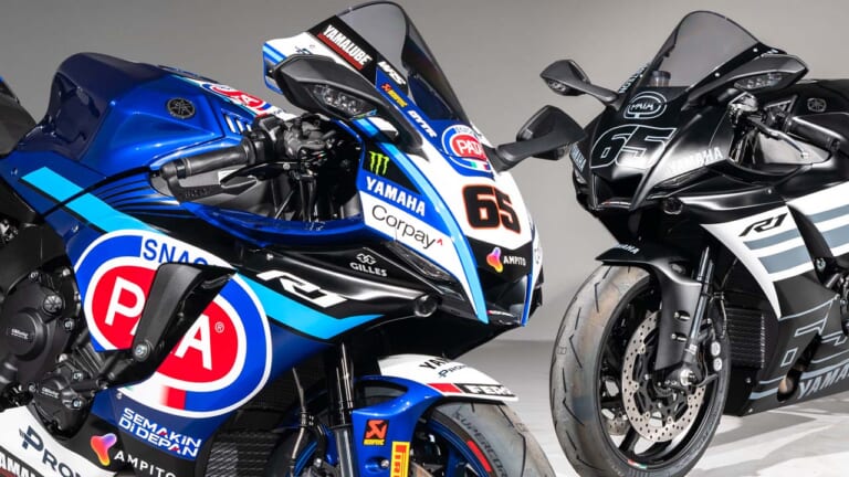 【限定65台】ヤマハR1「JRレプリカ」登場! スーパーバイク仕様の冬季テストと本番車のグラフィックを再現【海外】