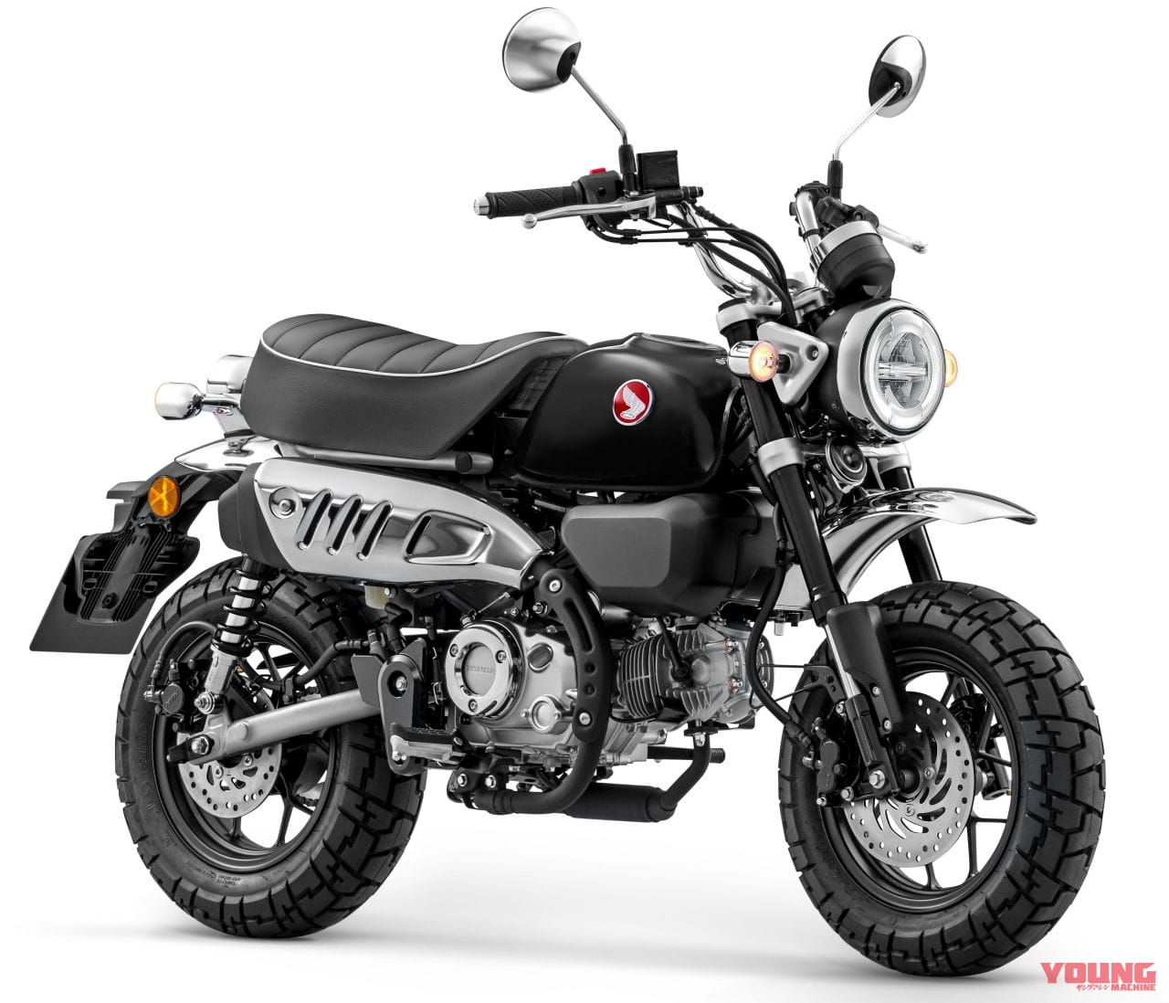 |ホンダ新「モンキー125」は国内仕様もこのまま登場?! モノトーンタンク、タックロールシート採用【海外】