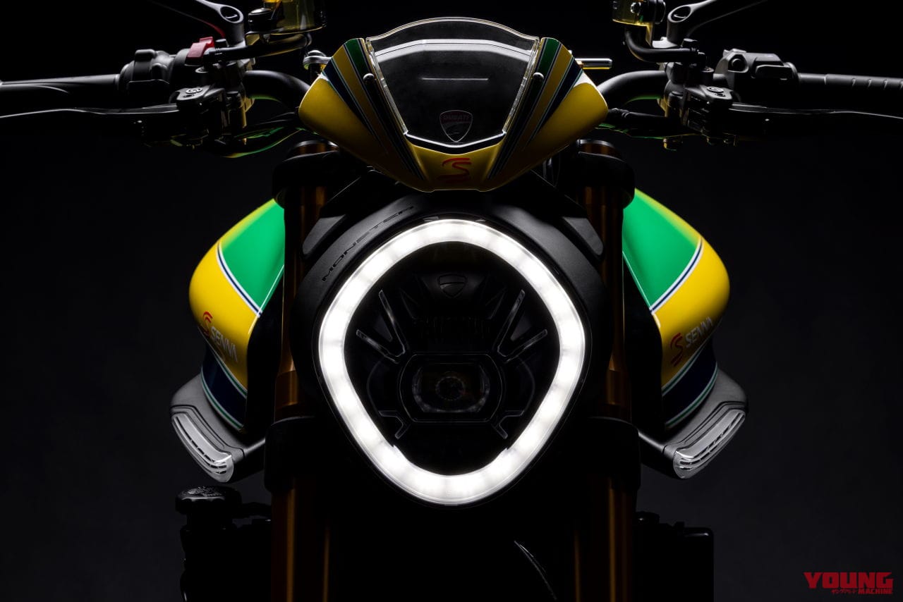 |【341台限定】アイルトン・セナ没後30年の特別記念バージョン! ドゥカティ「モンスター セナ」発表