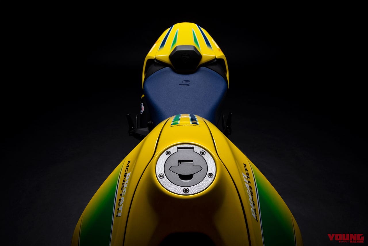 |【341台限定】アイルトン・セナ没後30年の特別記念バージョン! ドゥカティ「モンスター セナ」発表