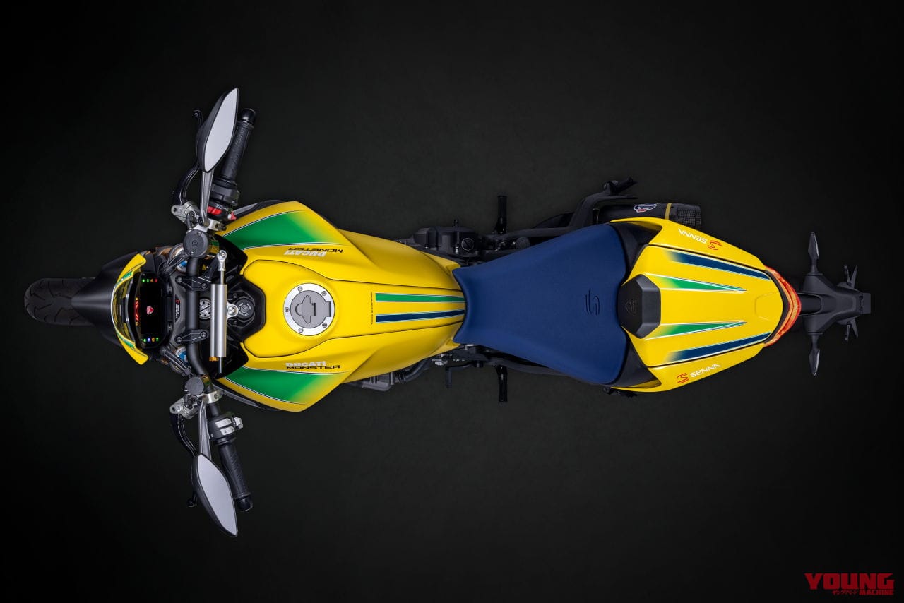 |【341台限定】アイルトン・セナ没後30年の特別記念バージョン! ドゥカティ「モンスター セナ」発表