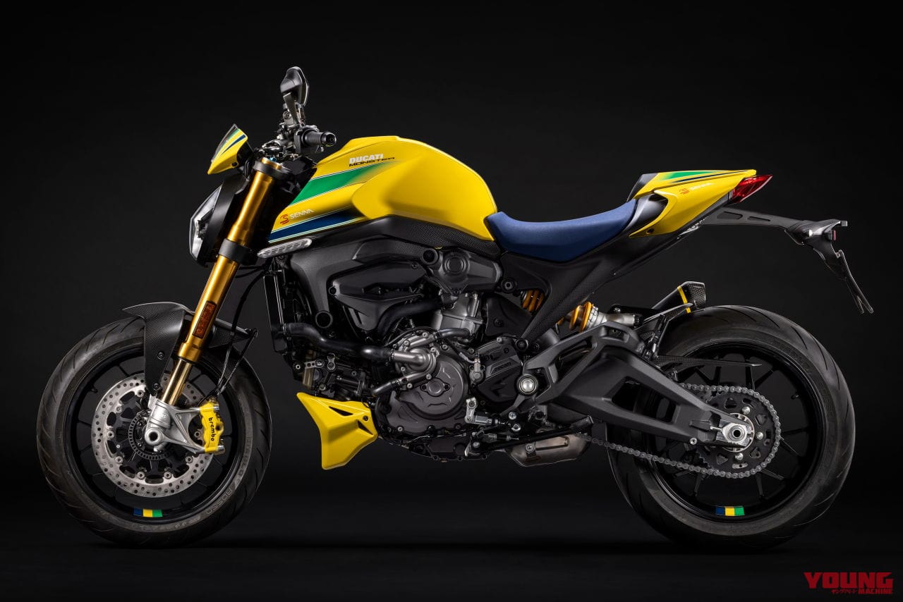 ドゥカティ|モンスター セナ|205年モデル|【341台限定】アイルトン・セナ没後30年の特別記念バージョン! ドゥカティ「モンスター セナ」発表