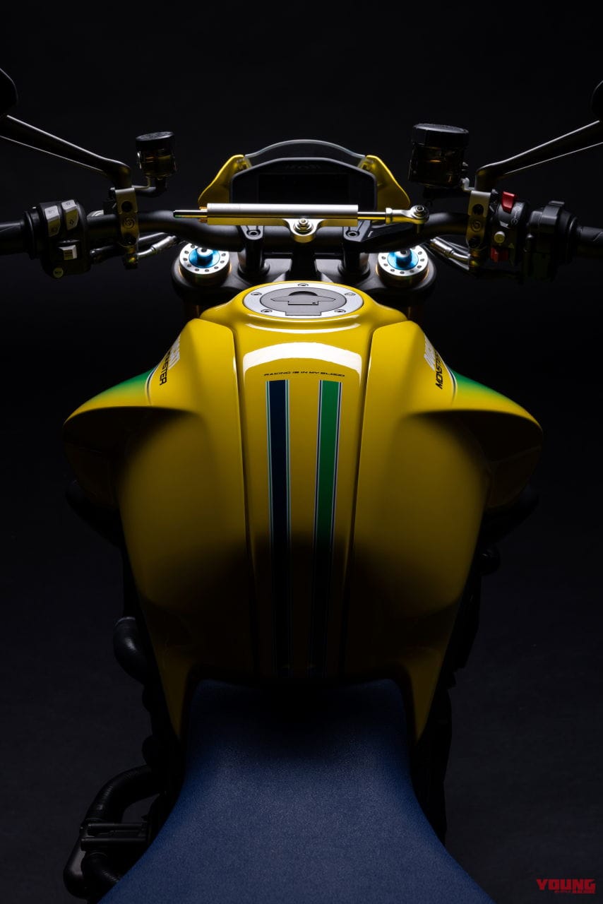 |【341台限定】アイルトン・セナ没後30年の特別記念バージョン! ドゥカティ「モンスター セナ」発表