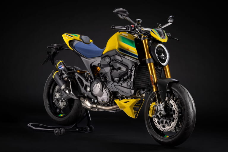 ドゥカティ|モンスター セナ|205年モデル|【341台限定】アイルトン・セナ没後30年の特別記念バージョン! ドゥカティ「モンスター セナ」発表