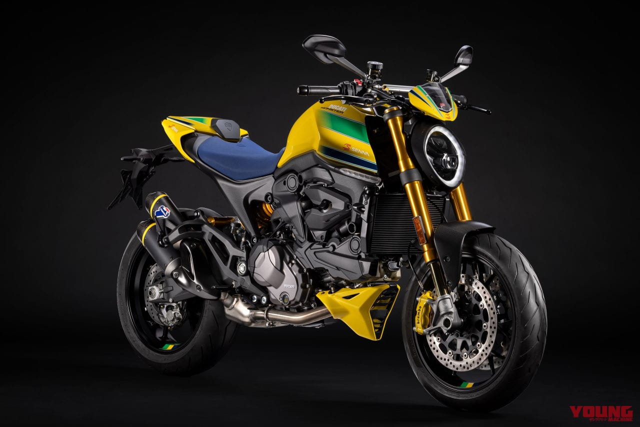 |【341台限定】アイルトン・セナ没後30年の特別記念バージョン! ドゥカティ「モンスター セナ」発表