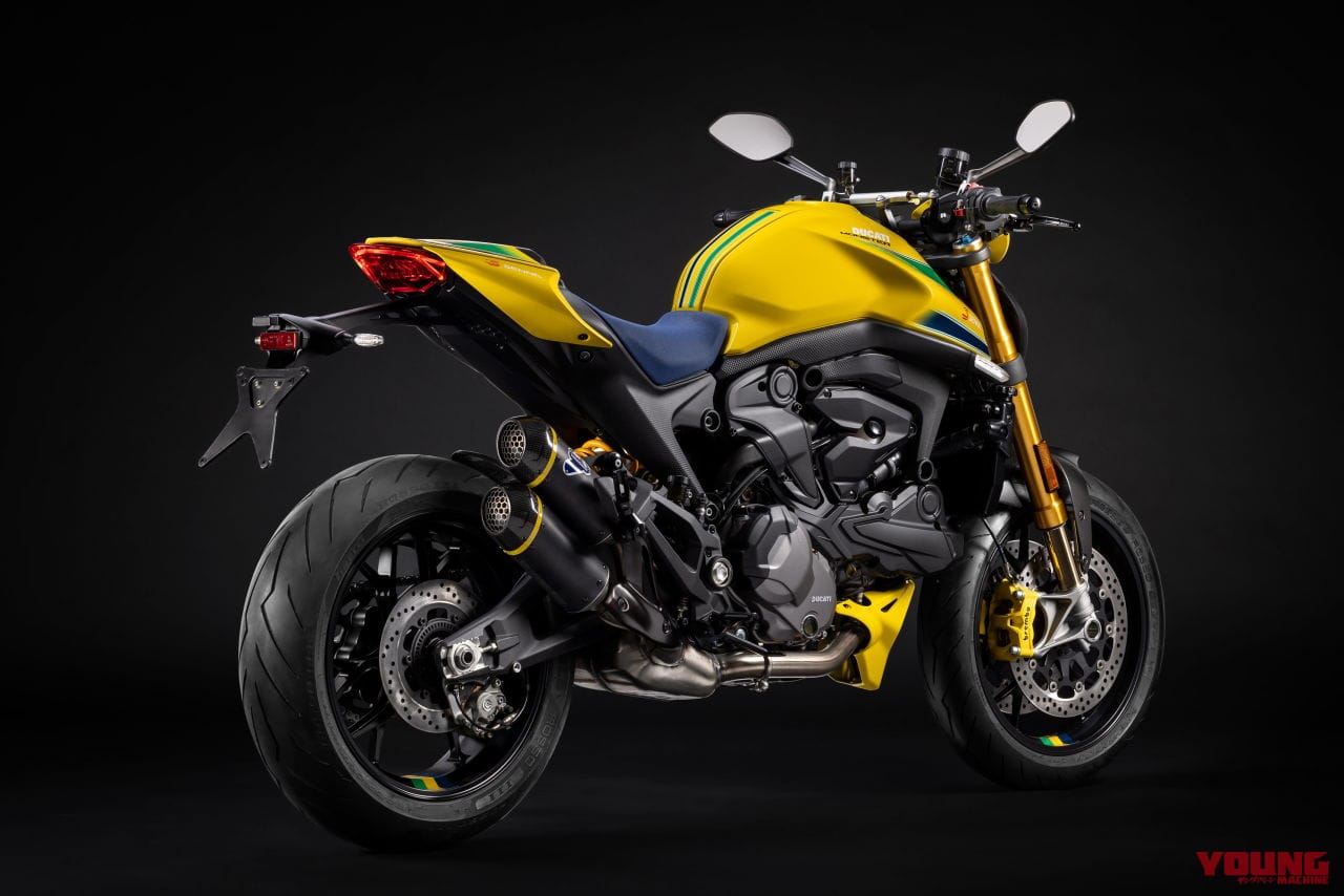 |【341台限定】アイルトン・セナ没後30年の特別記念バージョン! ドゥカティ「モンスター セナ」発表