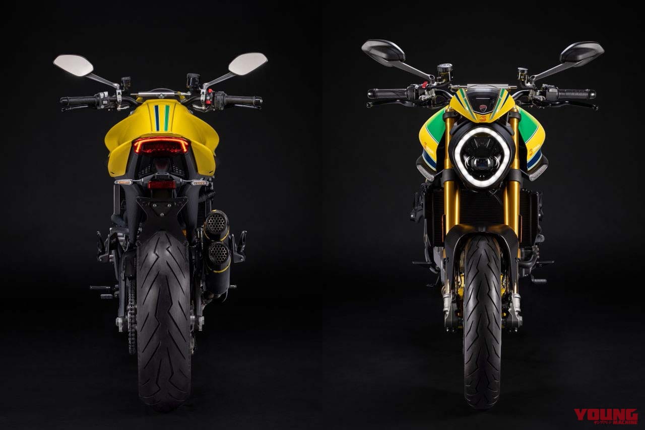 ドゥカティ|モンスター セナ|205年モデル|【341台限定】アイルトン・セナ没後30年の特別記念バージョン! ドゥカティ「モンスター セナ」発表