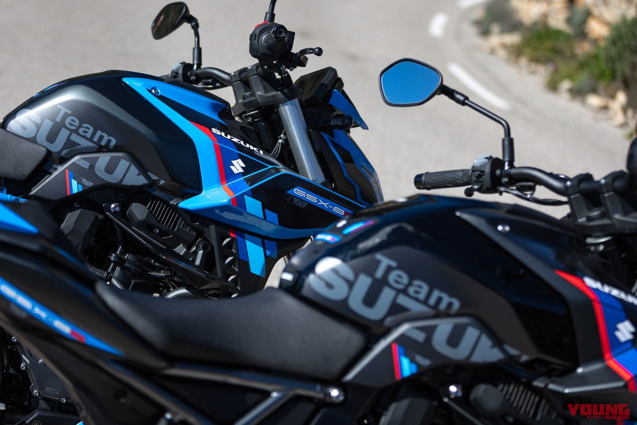 GSX-8S TEAM SUZUKI|スズキ「GSX-8S TEAM SUZUKI」登場! プラス16万円でレーシングカラーとシングルシートカウル追加【海外】