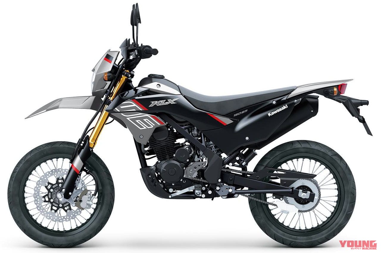 カワサキ|KLX150SM SE|インドネシア仕様|2025年モデル|カワサキ「KLX150S」「KLX150SM/SE」早くも2025年モデル登場! SEはナックルガードも装備【海外】