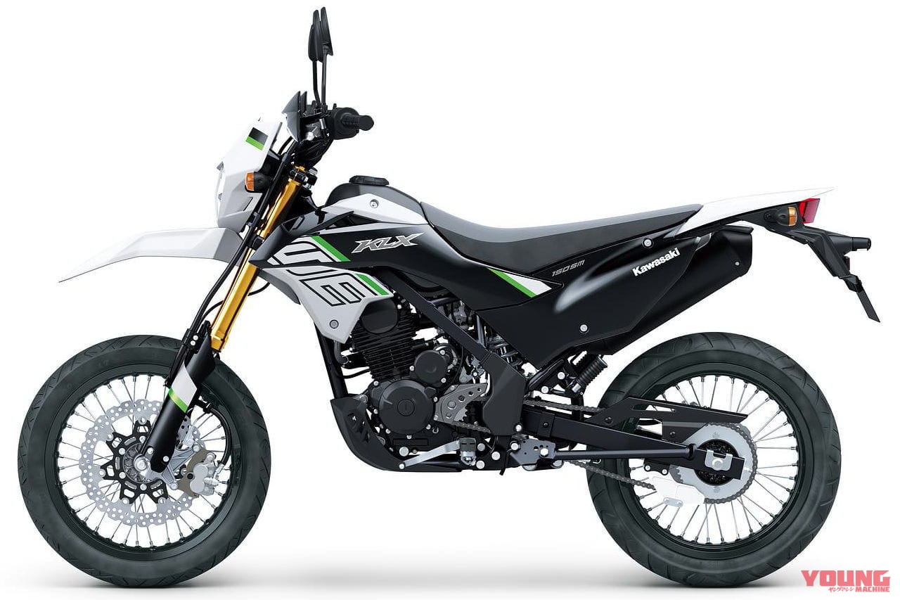 カワサキ|KLX150SM SE|インドネシア仕様|2025年モデル|カワサキ「KLX150S」「KLX150SM/SE」早くも2025年モデル登場! SEはナックルガードも装備【海外】