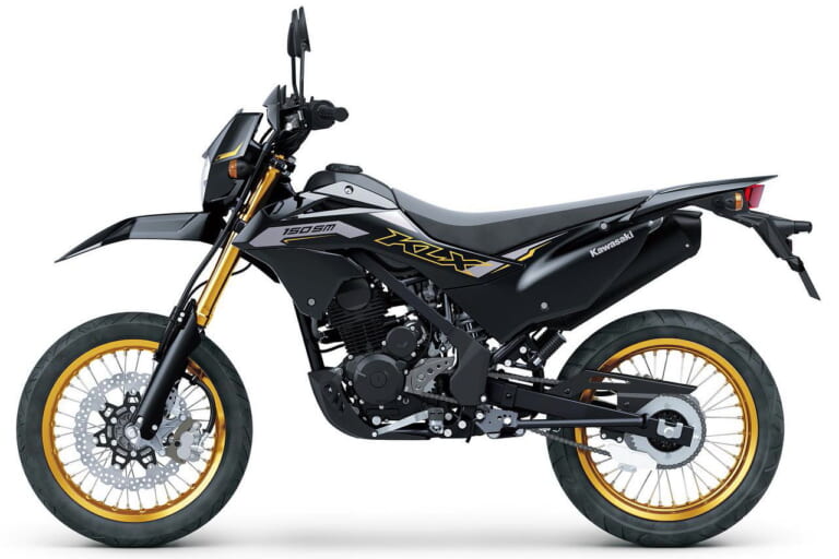 カワサキ|KLX150SM SE|インドネシア仕様|2025年モデル|カワサキ「KLX150S」「KLX150SM/SE」早くも2025年モデル登場! SEはナックルガードも装備【海外】