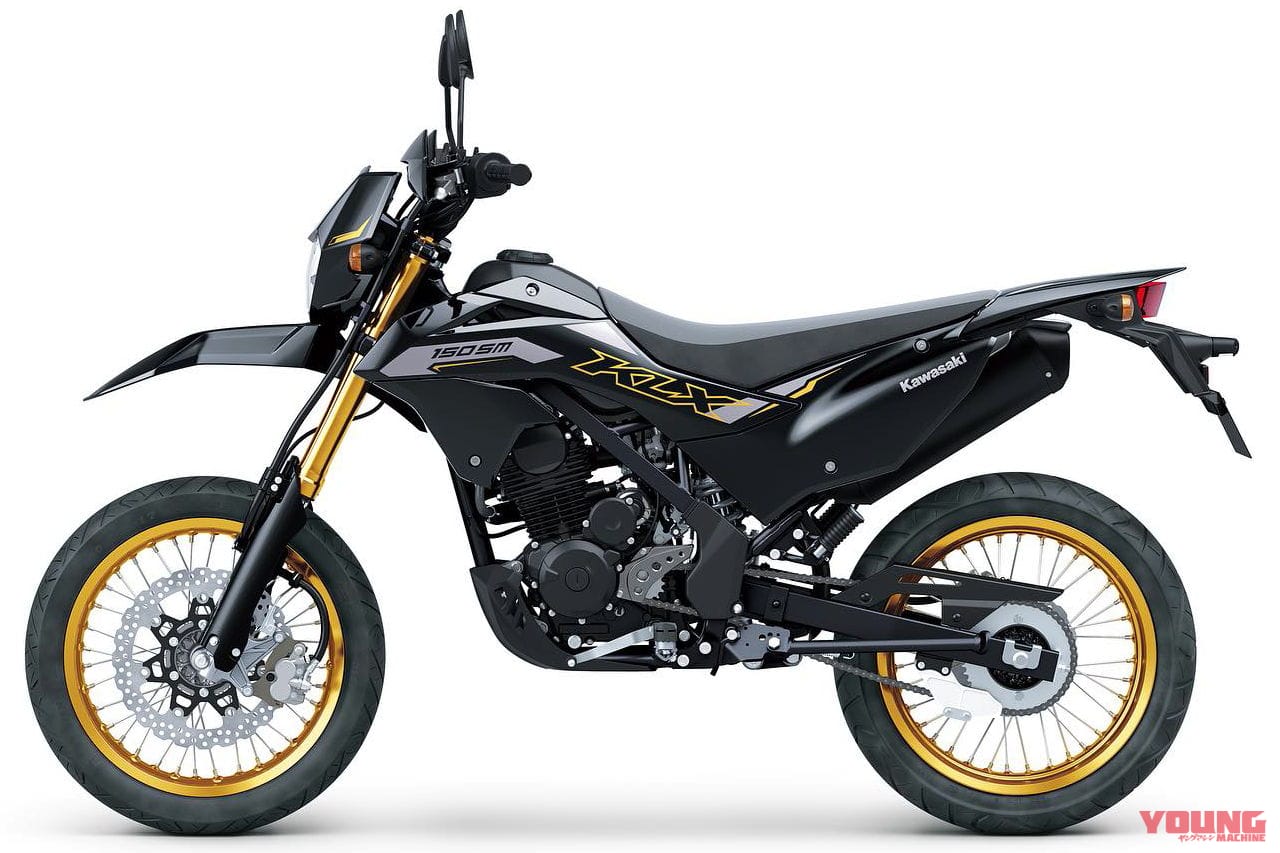 カワサキ|KLX150SM SE|インドネシア仕様|2025年モデル|カワサキ「KLX150S」「KLX150SM/SE」早くも2025年モデル登場! SEはナックルガードも装備【海外】