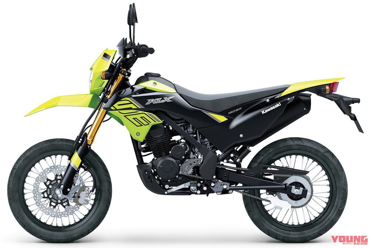 カワサキ|KLX150SM SE|インドネシア仕様|2025年モデル|カワサキ「KLX150S」「KLX150SM/SE」早くも2025年モデル登場! SEはナックルガードも装備【海外】