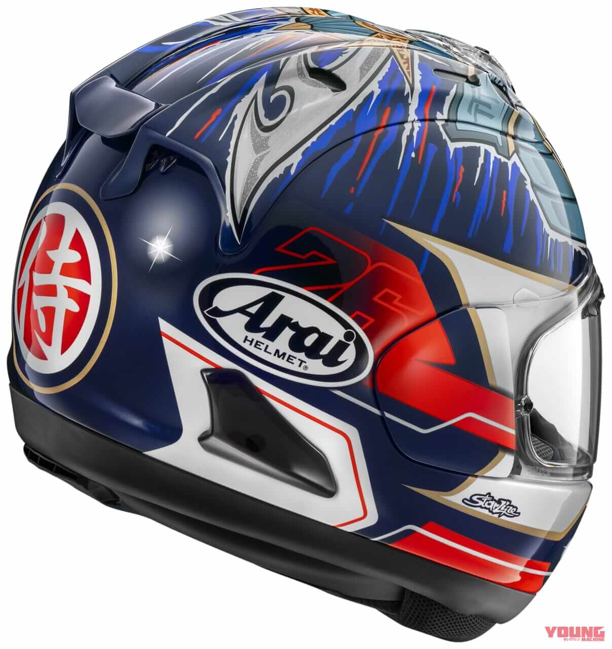 ARAI RX-7X PEDROSASHOGUN|アライ 新グラフィック「V-CROSS4バトル」&ペドロサレプリカ「RX-7X PEDROSASHOGUN」登場! 6月下旬~順次発売