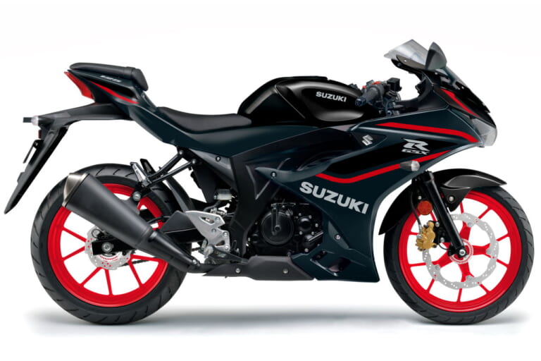 スズキ|GSX-R125|イギリス仕様|スズキ「GSX-R125」に’80~’90年代オマージュのニューカラー! ブラックも赤の差し色で進化【海外】