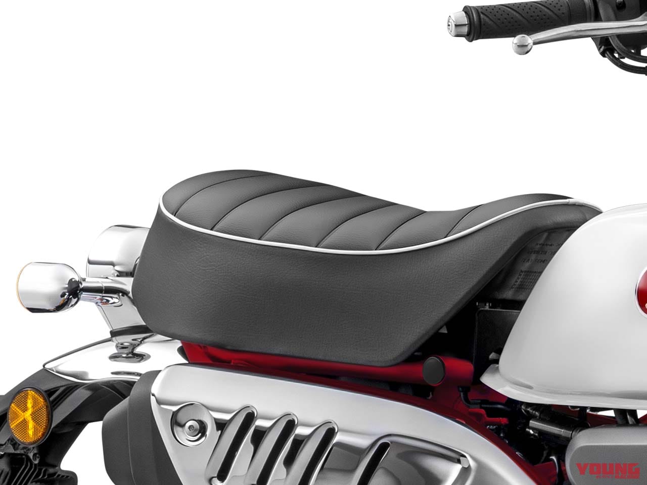 |ホンダ新「モンキー125」は国内仕様もこのまま登場?! モノトーンタンク、タックロールシート採用【海外】