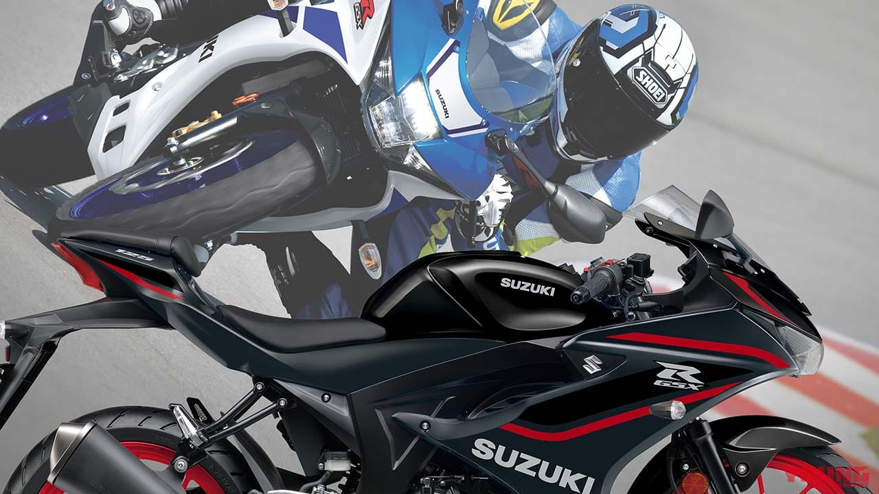 スズキ「GSX-R125」に’80~’90年代オマージュのニューカラー! ブラックも赤の差し色で進化【海外】