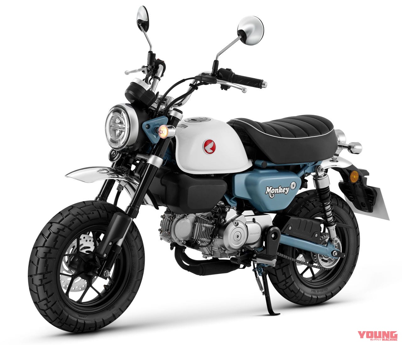 |ホンダ新「モンキー125」は国内仕様もこのまま登場?! モノトーンタンク、タックロールシート採用【海外】