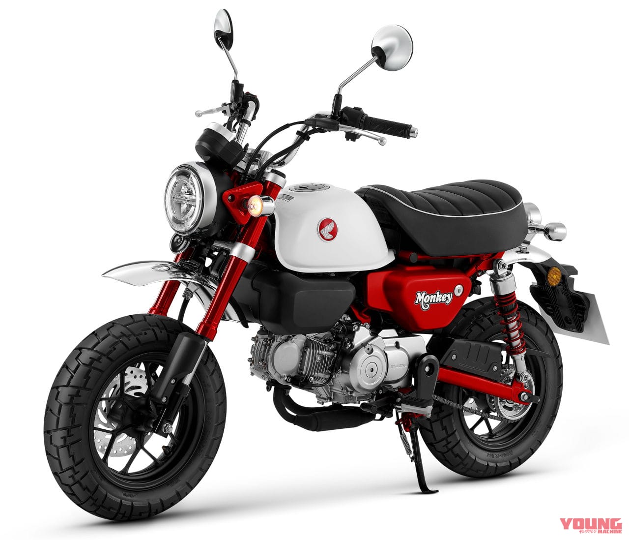 |ホンダ新「モンキー125」は国内仕様もこのまま登場?! モノトーンタンク、タックロールシート採用【海外】