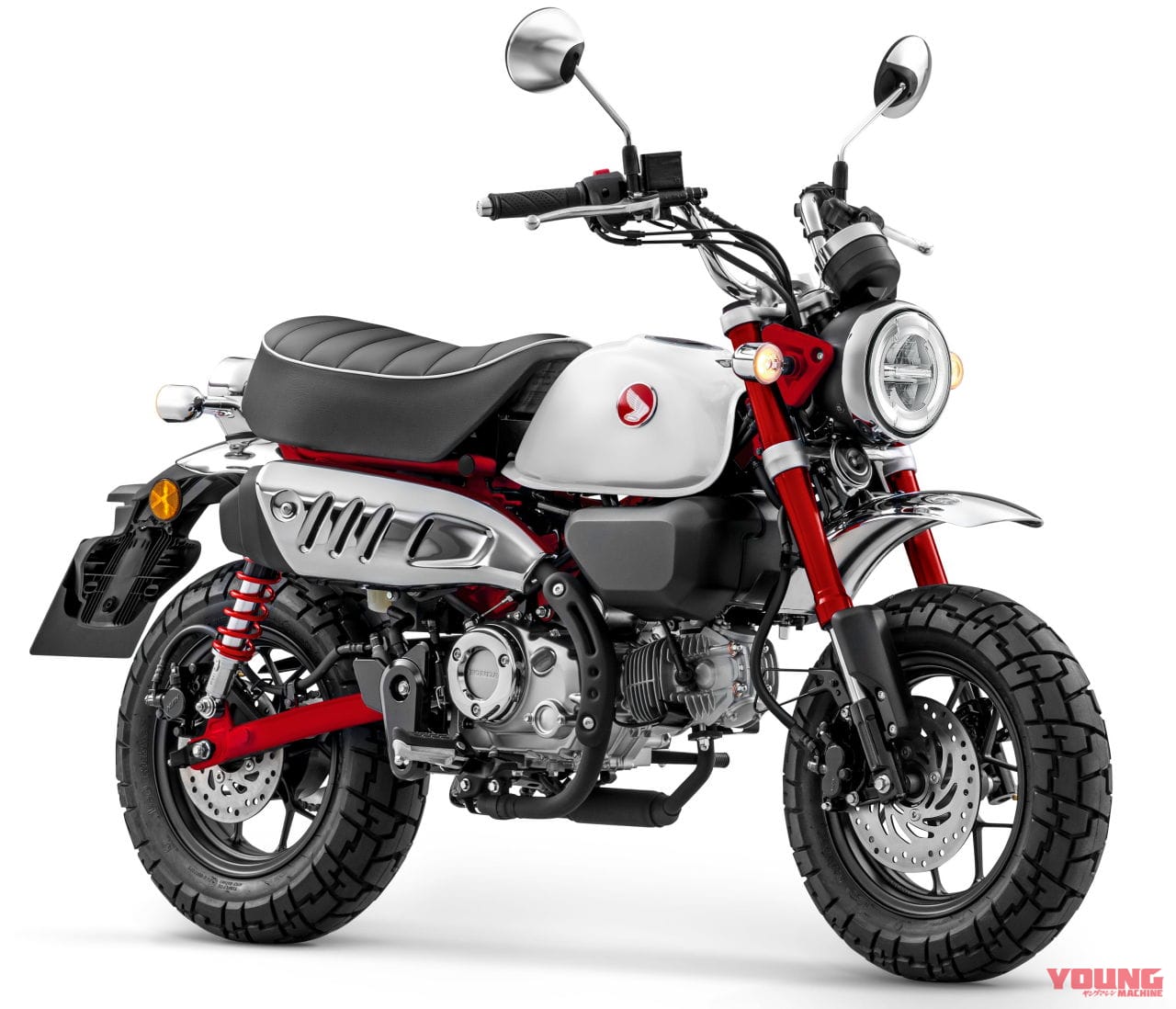 |ホンダ新「モンキー125」は国内仕様もこのまま登場?! モノトーンタンク、タックロールシート採用【海外】