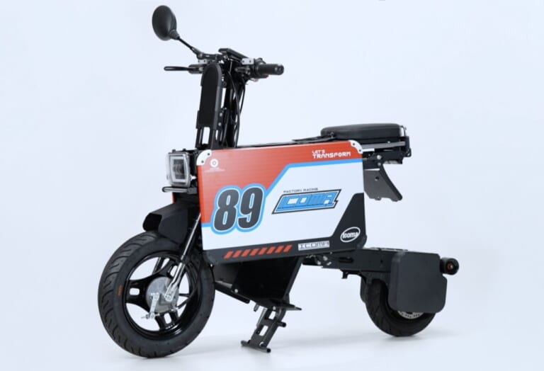 ICOMA TATAMELBIKE|車の免許で乗れる”電動モトコンポ”! ICOMA「タタメルバイク」先行予約販売開始