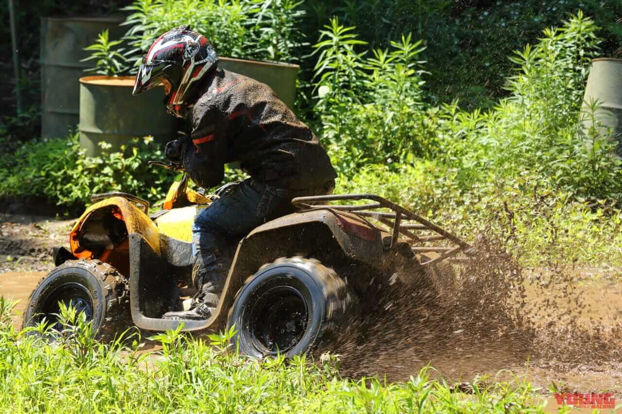 |【日本で爆売れ中】コイツはヒャッハーな乗り物だぜ!! キムコの4輪バギー「MXU 150X」で泥まみれになってきた
