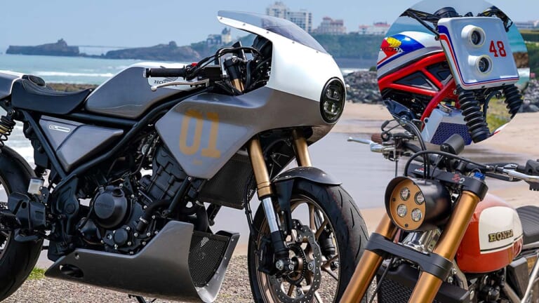 まさかのホーク250登場!? 欧州ホンダ、16台のCL500／CL250カスタムがW&Wに集結！