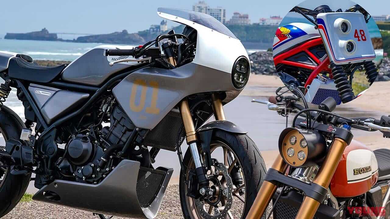 まさかのホーク250登場!? 欧州ホンダ、16台のCL500/CL250カスタムがW&Wに集結!