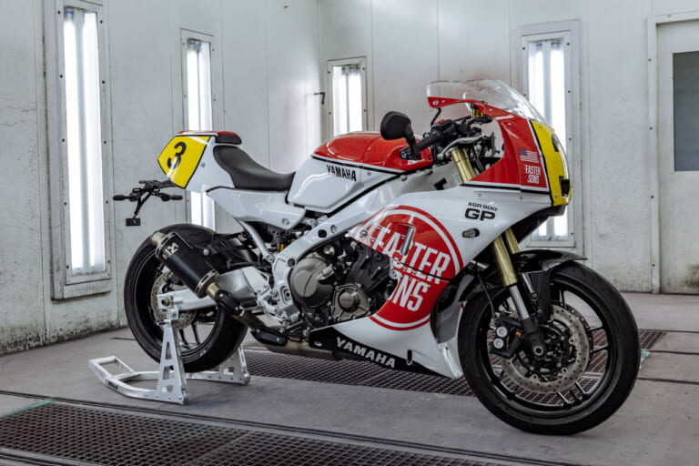 Yard Built XSR900 GP back to the paddock|ラッキーストライクヤマハ再臨! ……じゃない?!『パドックに帰ってきたXSR900 GP』はランディ・マモラ号のオマージュ
