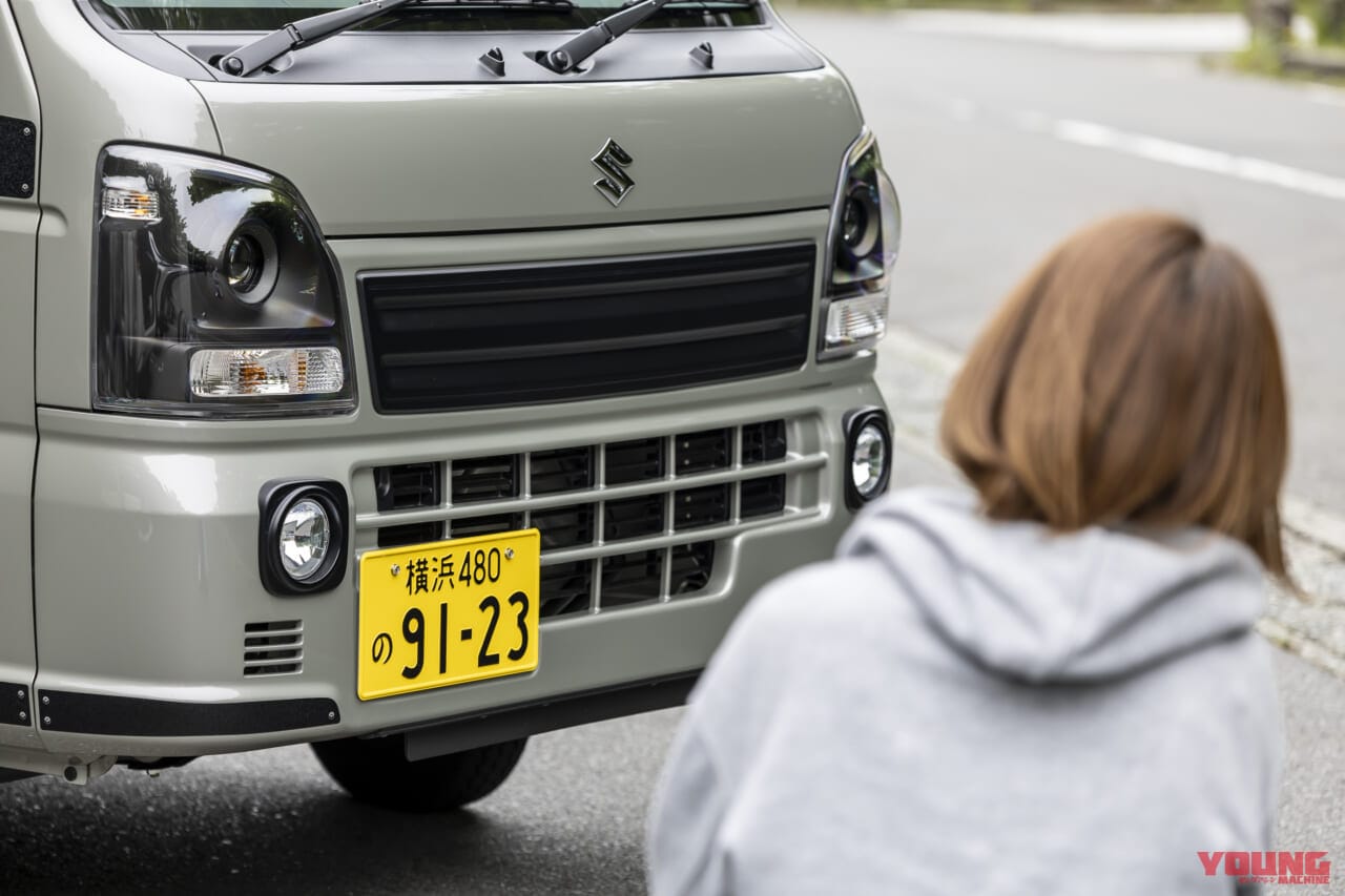 |【意外と快適?! やっぱり不便?!】5速MTの軽トラ「スズキ・スーパーキャリイ Xリミテッド」をトランポ&ファミリーカーに使ってみた