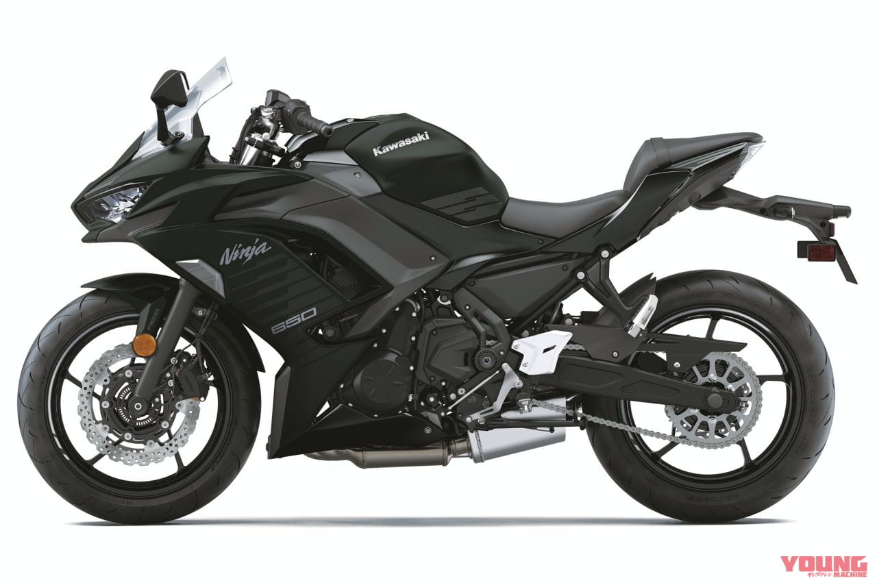 |カワサキ「ニンジャ650」に斬新カラーと新KRTが登場! 北米独自のオレンジや2系統のブラックも